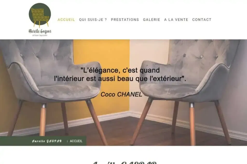 Gaspar Aurélie - Artisan Tapissier