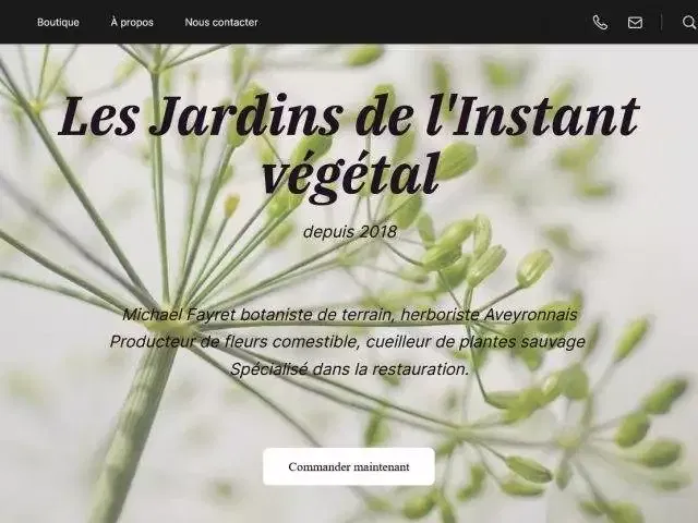 Les jardins de l'Instant Végétal