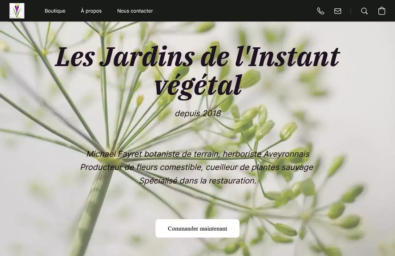 Les jardins de l’Instant Végétal