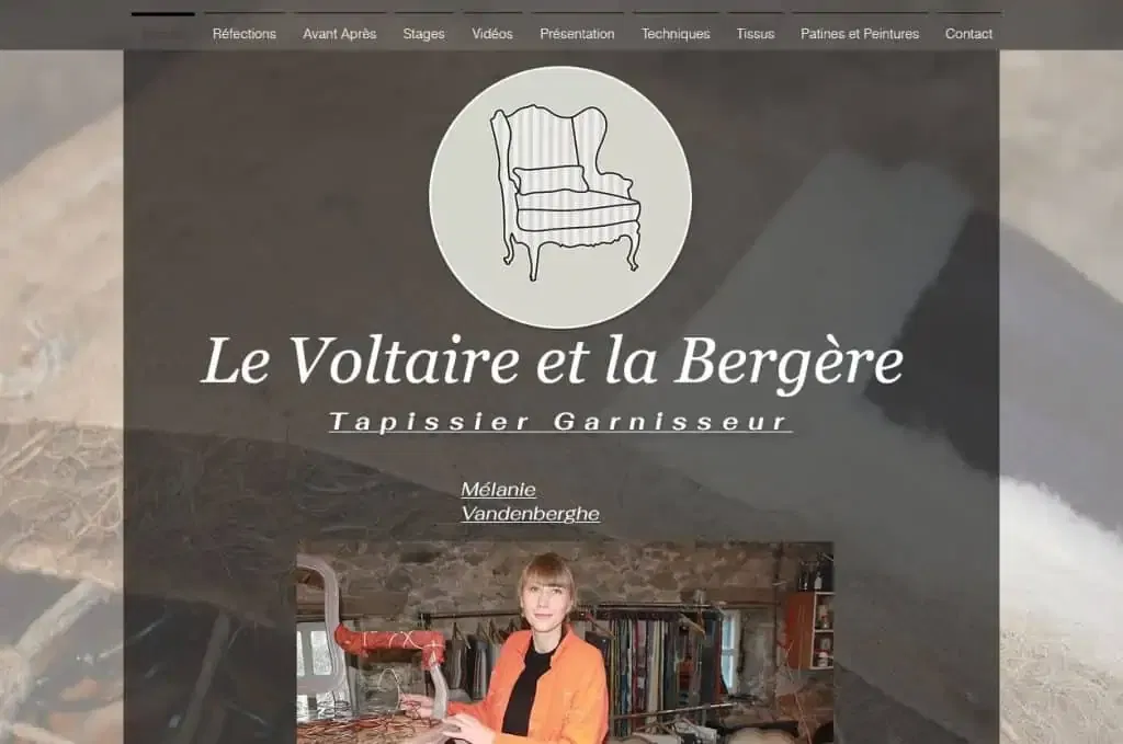 Le Voltaire et la Bergère