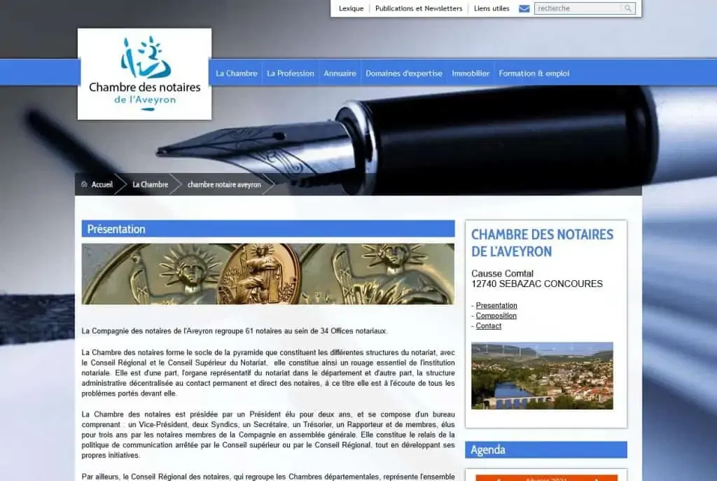 Chambre des Notaires de l'Aveyron