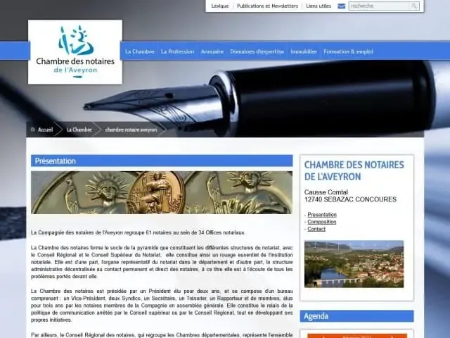 Chambre des Notaires de l'Aveyron