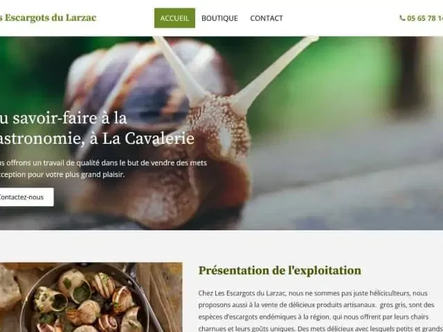 Les escargots du Larzac