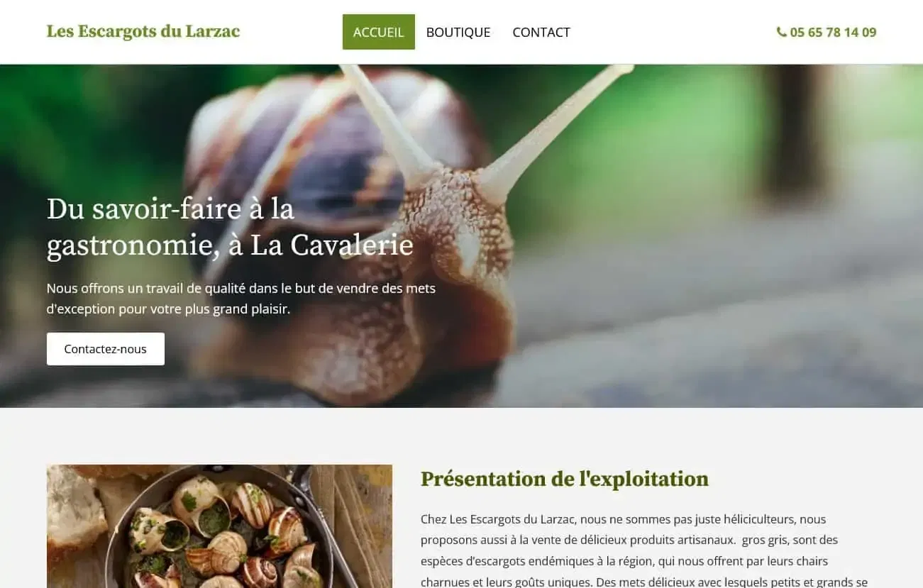 Les escargots du Larzac
