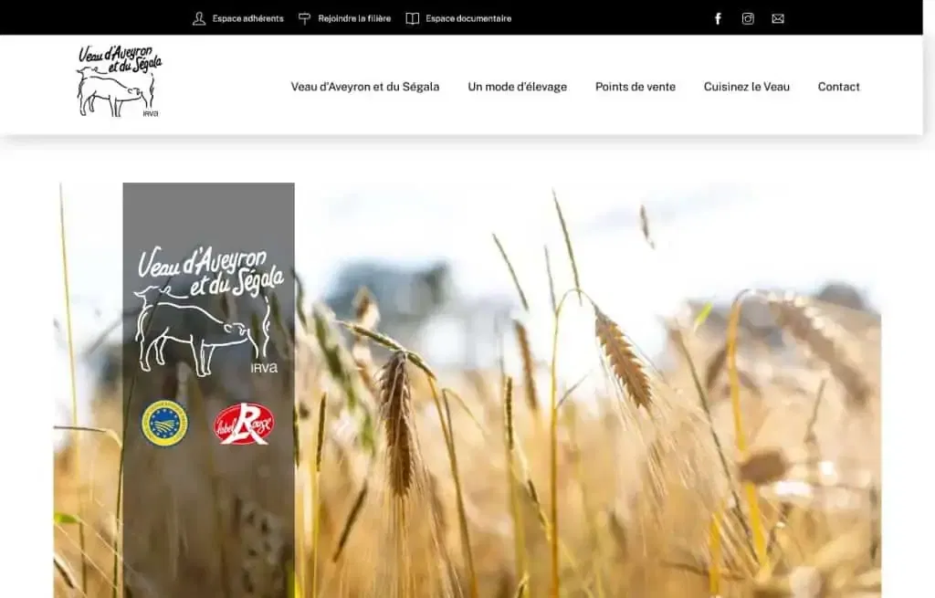 Veau d'Aveyron et du Ségala - IRVA